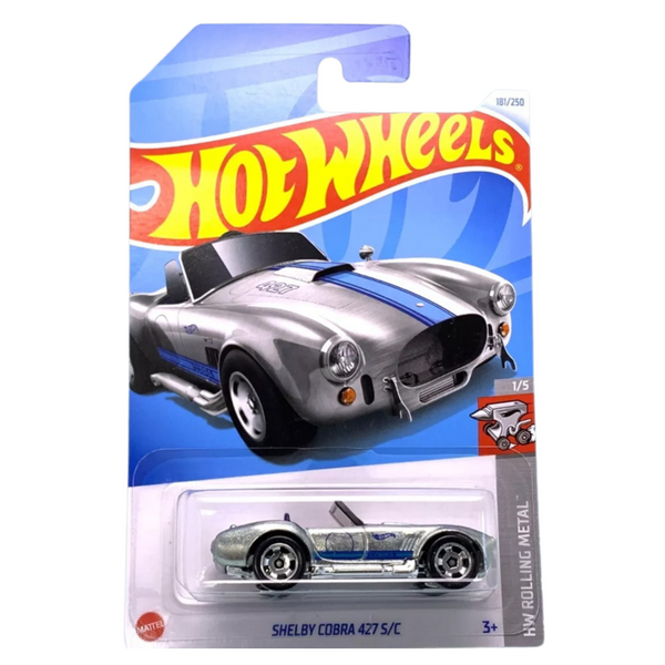 Shelby Cobra 427 S/C (ZAMAC) - Hot Wheels - HW Rolling Metal 1/5 - 2024 (181/250)