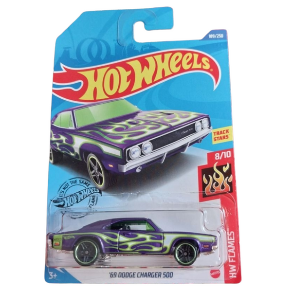 '69 Dodge Charger 500 - Hot Wheels - HW Flames (8/10) - 2020 (189/250)