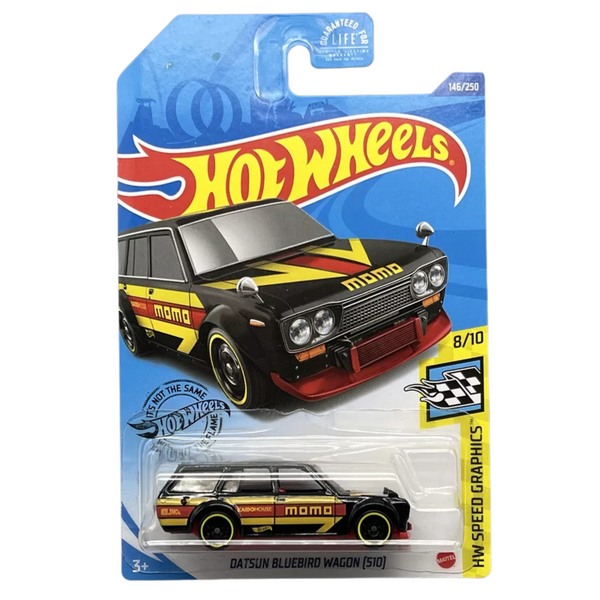 Datsun Bluebird Wagon - HW Speed Graphics 8/10 - 2020 Mainlines (146/250)