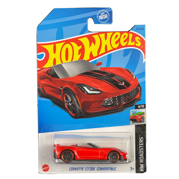 Corvette C7 Z06 Convertible  - Hot Wheels - HW Roadsters 4/10 - 2024 (34/250)